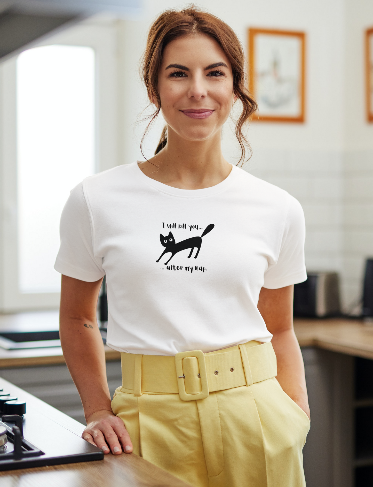 I will kill you... after my nap. Cute vicious cat