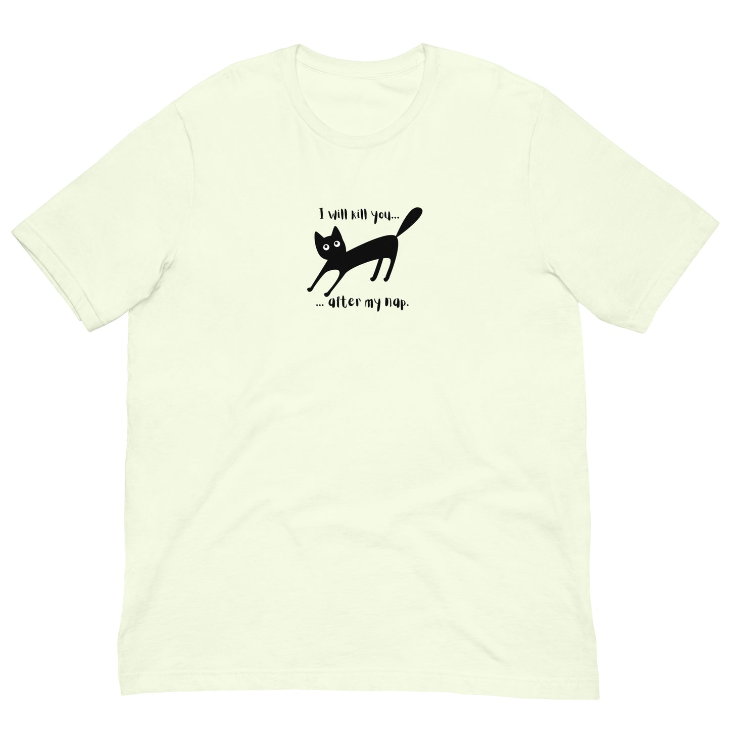 I will kill you... after my nap. Cute vicious cat